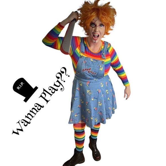 Hot Topic Dresses & Skirts - Chucky "Wanna Play" Halloween Costume‎ -- 1X